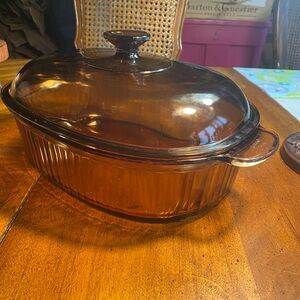 Vision Corning Amber 4 Liter Dutch Oven